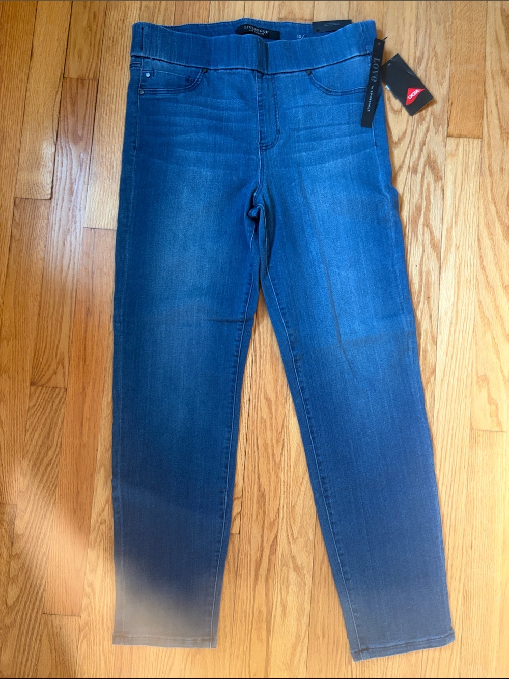 Liverpool Jeans Company Women’s Skinny Jeans in Medium Blue Wash